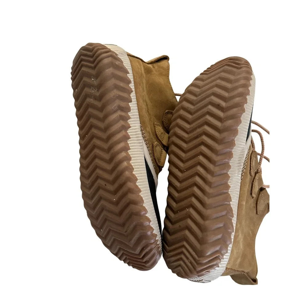 Sorel Out N About Plus Womens Tan Suede Waterproof Duck Boots NL3069-286 Size 9